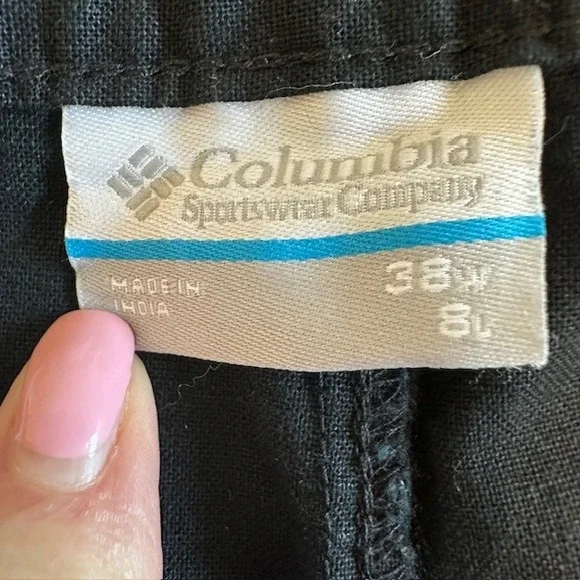 Columbia Men's‎ Shorts Casual Outdoor Everyday Black Size 38 - Picture 14 of 15